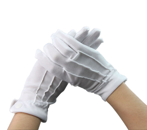 ถุงมือหนังสีขาวสำหรับพิธีกรรมของสมาคมฟรีเมสัน ของขวัญแปลกใหม่จากผู้ผลิต ปักด้วยมือ พร้อมจำหน่าย - Product Image 4