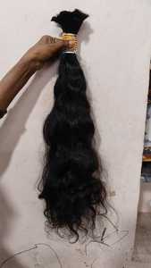 ผมต่อแบบ Remy สำหรับต่อผมมนุษย์บริสุทธิ์100% ไม่ผ่านกระบวนการผมชาวอินเดียเครื่องแต่งเป็นลอนผ้าคู่จากเจนไน - Product Image 5