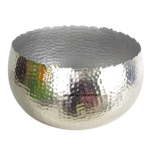 Hammered Steel Chcolate Bowl Curved Shape Designer Sweet Bowl Best Quality Wholesale Luxury New <b>Fancy</b> <b>Chocolate</b> Bowl - Product Image 4