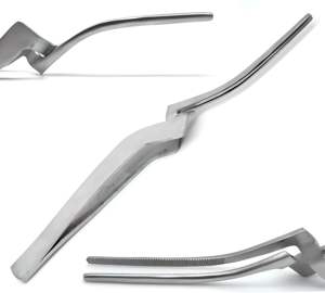 Best Quality Stainless Steel Dental Orthodontic Forceps Curved Articulating <b>Paper</b> Tweezer Manual Power Source - Product Image 3
