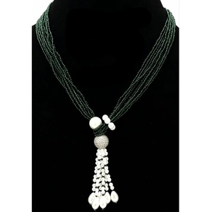 Collar Elegante de Varias Capas con Cuentas de Diseño, Collar de la Mejor Calidad para Mujeres y Niñas, Bodas, Compromisos, Fiestas - Product Image 1