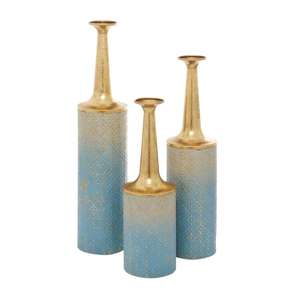 Metal Crafts Antique Pillars Flower <b>Vases</b> <b>Set</b> of <b>3</b> Modern Nordic Style Decorative Flower Pots Metal <b>Vase</b> Event Supplies Decors - Product Image 6