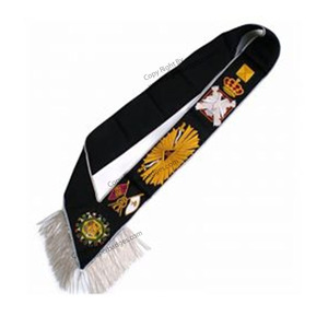 Faja provincial Masonic Royal Arch Chapter | Delantales y fajas de Regalia personalizables - Product Image 4
