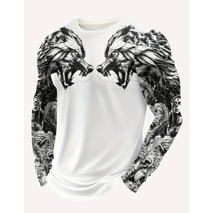 Dans une couleur différente Confortable Nouveau produit Premium Logo personnalisé Hommes Compression Porter Séchage rapide Adulte Sports Rash Guard Top - Product Image 1