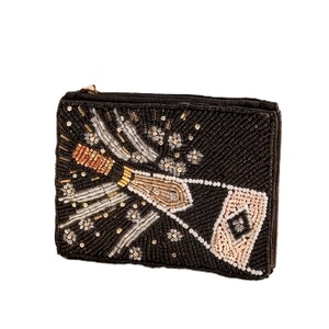Stylish Handmade Seed Beads Embroidered Coin Pouch For Women Luxury Beaded <b>Embroidery</b> Coin Purse With Colorful Seed Beads - Product Image 2