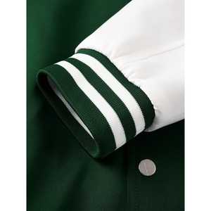 Nouveau 2025 / 2026 vestes universitaires de luxe personnalisées veste hommes manches en cuir veste universitaire Letterman pour hommes - Product Image 4