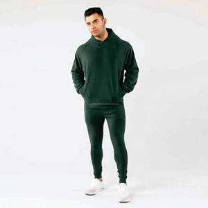 Sudadera con Capucha de Manga Larga, Felpa, Talla Grande, para Hombre, Sudadera Deportiva Lisa, Ropa Deportiva para Correr - Product Image 1