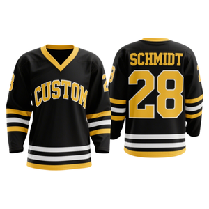 Nouvelle impression par sublimation uniforme de hockey sur glace en différentes tailles et prix de gros logo personnalisé - Product Image 4