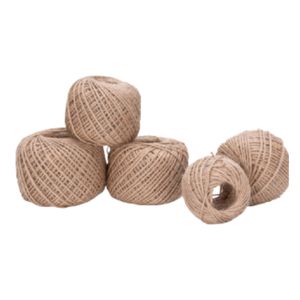 3Ply เส้นใหญ่ปอกระเจาธรรมชาติขนาด1มม. & 2มม. สำหรับงานเย็บและถักไหมพรม - Product Image 1