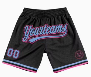 Pantalones cortos de baloncesto de malla de poliéster con estampado de secado rápido de alta calidad para hombres y mujeres - Product Image 1