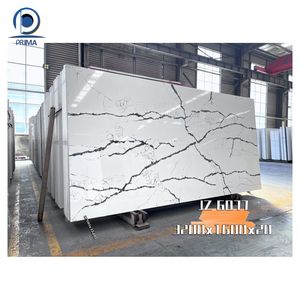 Losa <span class=keywords><strong>de</strong></span> <span class=keywords><strong>cuarzo</strong></span> <span class=keywords><strong>de</strong></span> Calacatta, encimera prefabricada, piedra <span class=keywords><strong>de</strong></span> <span class=keywords><strong>cuarzo</strong></span> <span class=keywords><strong>de</strong></span> vena gris para Cocina - Product Image 3