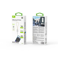 Câble de données blanc de haute qualité CB-326CL, cordon de charge 3A, PD35W, chargeur de téléphone super rapide en cuivre pur
