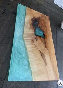 Nouveau concepteur de résine avec bois cuisine la plus chaude planche à découper moderne bois et résine dernière planche à fromage multifonctionnelle - Product Image 2