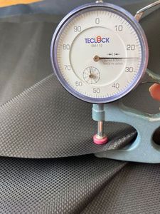 PU Coated 57" Nylon 100Dx200D Dobby Ballistic Oxford Fabric 100% Black Waterproof <b>Lightweight</b> Woven Industrial Bags <b>Luggage</b> - Product Image 3