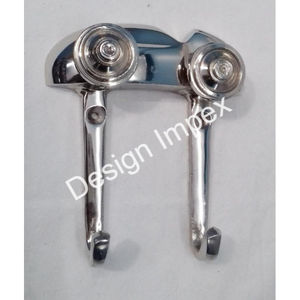 Argent Couronne Crochet Métal Artisanat Montage Mural Crochets Décoratifs Pas Cher Prix Styles Personnalisés En Métal Manteau Porte-Serviettes Crochets Décor À La Maison - Product Image 3