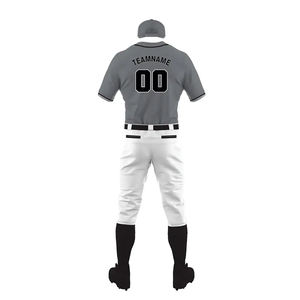 Calidad Premium Cantidad a granel Uniforme de béisbol Personalizado Hombres Mujeres Jóvenes Mejor uniforme de béisbol con botones - Product Image 2