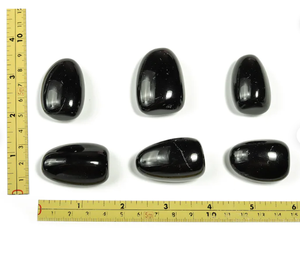 สินค้าขายดีหินธรรมชาติ + หินออบซิเดียนทรงหลวม,อัญมณีคริสตัลหินโมราสีดำ - Product Image 6