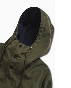 Chaqueta Cortavientos Personalizada de Talla Grande, Nuevo Estilo de Moda, Transpirable, Cortavientos de Nailon Reversible - Product Image 3