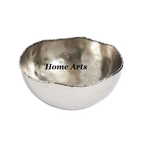 Cuenco decorativo de aluminio de diseño antiguo con la mejor calidad, dulces de Color dorado, cuenco para servir frutas secas de Home Arts - Product Image 6