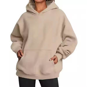 Sudadera con Capucha para Mujer, Primavera y Otoño, Informal, Gris, con Estampado Europeo y Americano - Product Image 1