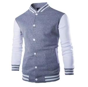 Chaquetas universitarias para hombre hechas a medida Nuevo estilo de Plain Últimos diseños Chaqueta de manga larga CollegeBaseballjacket para hombre - Product Image 2