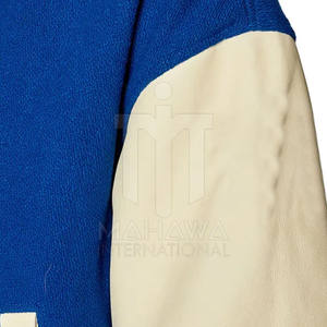 Veste de survêtement pour homme, coupe-vent, respirante, écologique, col montant, logo frontal, mélange coton/laine, haute qualité - Product Image 6