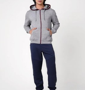 Sudaderas con capucha de talla grande para hombre, nuevo estilo de moda, ropa activa de algodón, ropa informal lisa con cremallera completa, ropa informal cómoda y transpirable - Product Image 4