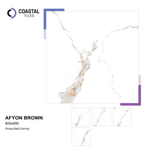 Carreaux de porcelaine gris AFYON 800x800mm 32X32 de qualité supérieure, finition brillante, brillante, mate, polie - Product Image 5