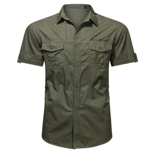 Camisas de uniforme de guardia de seguridad de manga corta de color personalizado del nuevo vendedor Ropa de trabajo con cuello levantado para el verano - Product Image 6