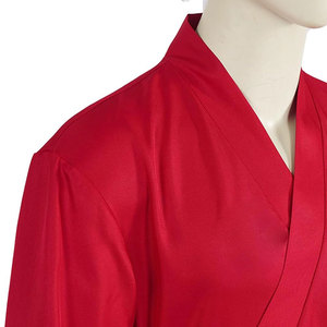 Uniforme de entrenamiento de karate con cuello fuerte y mangas largas Uniforme rojo de karate con tela gruesa - Product Image 5