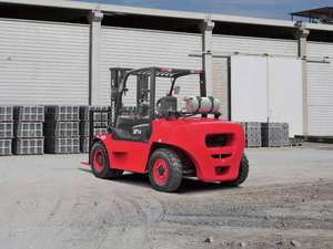 Chariots élévateurs d'entrepôt à contrepoids à combustion interne de capacité de plusieurs tonnes avec diesel, gaz, GPL à vendre - Product Image 3