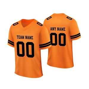 Camisetas de Fútbol Americano Transpirables con Estampado por Transferencia de Calor, Personalizadas con Nombre y Número del Equipo, Ropa Deportiva - Product Image 6