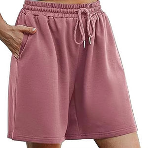 Shorts pour femmes en coton délavé vintage, shorts en coton lourd, streetwear tendance, logo personnalisé, shorts d'été pour femmes - Product Image 1