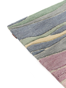 Tapis multicolore en laine touffeté à la main, de haute qualité pour le salon, les hôtels et les espaces commerciaux. - Product Image 6