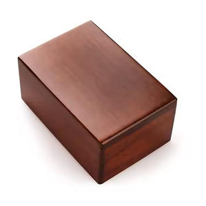 Caja de palisandro de alto estándar de precios bajos para uso crematorio Accesorios funerarios Madera de artesanía creciente - Product Image 4