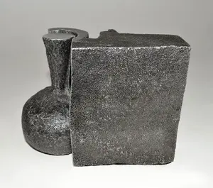 Clarke sable fonte d'aluminium Sculpture abstraite Art moderne décor aiguière forme deux pièces Design UK décor à la maison - Product Image 6