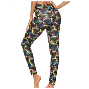 Yoga Gym LeggIng Women Yoga Leggings Sports New Style Custom <b>Running</b> Solid Pattern Plus Size - Product Image 6