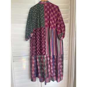 Vestido Kaftán Otoño Bosque, Elegante y Casual para Mujer, Largo hasta el Suelo o hasta la Rodilla, Transpirable, Cintura Elástica, para Ocio, Talla XL - Product Image 5