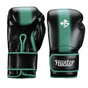 Guantes de boxeo de cuero de alta venta Logotipo de impresión personalizado Guantes de boxeo de entrenamiento profesional de cuero de vaca sintético - Product Image 2