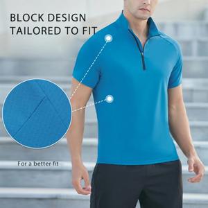 <b>Men's</b> Quick-Dry Athletic Training <b>Top</b> Plaid Pattern Sports Shirt Short Sleeves Moisture Wicking Knitted <b>Swim</b> Shorts Compatible - Product Image 2