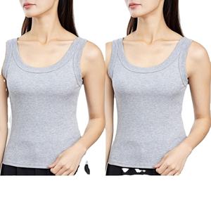 Débardeurs femmes coloré course sport doux solide Modal filetage haute élasticité mince gilet filles - Product Image 3