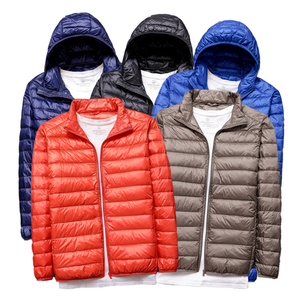 Veste en duvet de canard ultra légère 2025, veste d'hiver pour homme, veste matelassée mince, portable, coupe-vent - Product Image 5