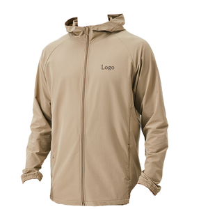 Digital Printed Nylon Active <b>Men</b> Zipper Hoodies Wholesale Latest Design <b>Men</b> Zipper Hoodies Made With Regular Sleeve Length - Product Image 4