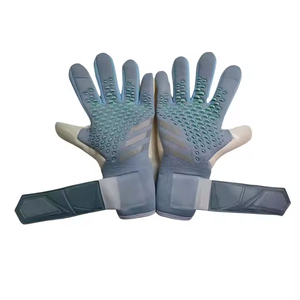 Gants de gardien de but de football professionnel avec doublure douce, forte adhérence et fermeture velcro réglable au poignet - Product Image 6