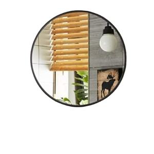 Espejo de Pared Redondo de Diseño Moderno Personalizado de 41x41 cm, Estilo Antiguo, de Cobre, con Plateado, Inspirado en el Arte, Decoración para el Hogar, Modelo de Regalo - Product Image 1