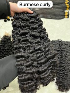 Bundles de vague de cheveux humains Bundles de vague birmane Queen Extensions de cheveux humains Cheveux bruts de luxe Prix de gros - Product Image 3