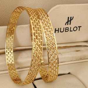<b>Gold</b> Plated Premium Quality <b>Bangles</b> <b>Set</b> for Women Elegant and Lightweight Ethnic Jewelry for Daily Casual Wear and Gifting - Product Image 5