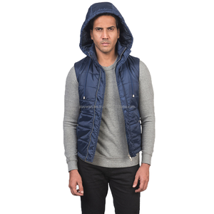 เสื้อกั๊กผู้ชายแบบกลับด้านได้ ไร้แขน ป้องกันลม ระบายอากาศได้ดี เหมาะสำหรับฤดูหนาว มีซิปด้านหน้า รับผลิตตามแบบ OEM จำหน่ายส่งจำนวนมาก - Product Image 2