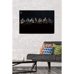 โปสเตอร์วง BTS รุ่น Map of the Soul 7 ดีไซน์ทันสมัย ทำจากกระดาษ สำหรับติดผนัง - Product Image 2