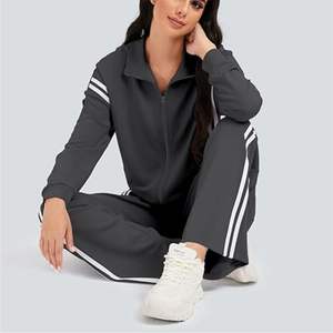 Chándal de Invierno para Mujer de Primera Calidad, con Capucha, Color Sólido, Impresión de Logotipo Personalizada, Ligero, Transpirable, de Secado Rápido y Sensación Cómoda - Product Image 6